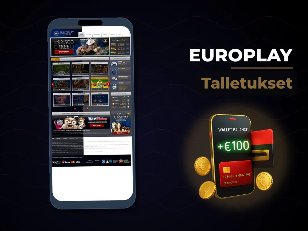 Europlay - Talletukset