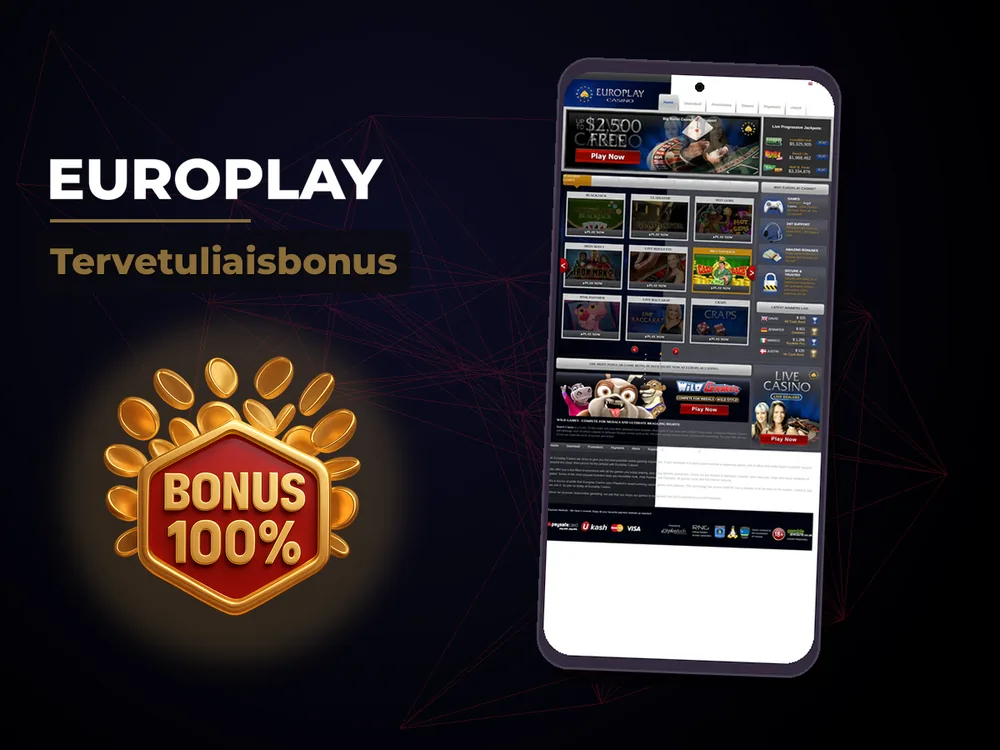 Europlay - Tervetuliaisbonus