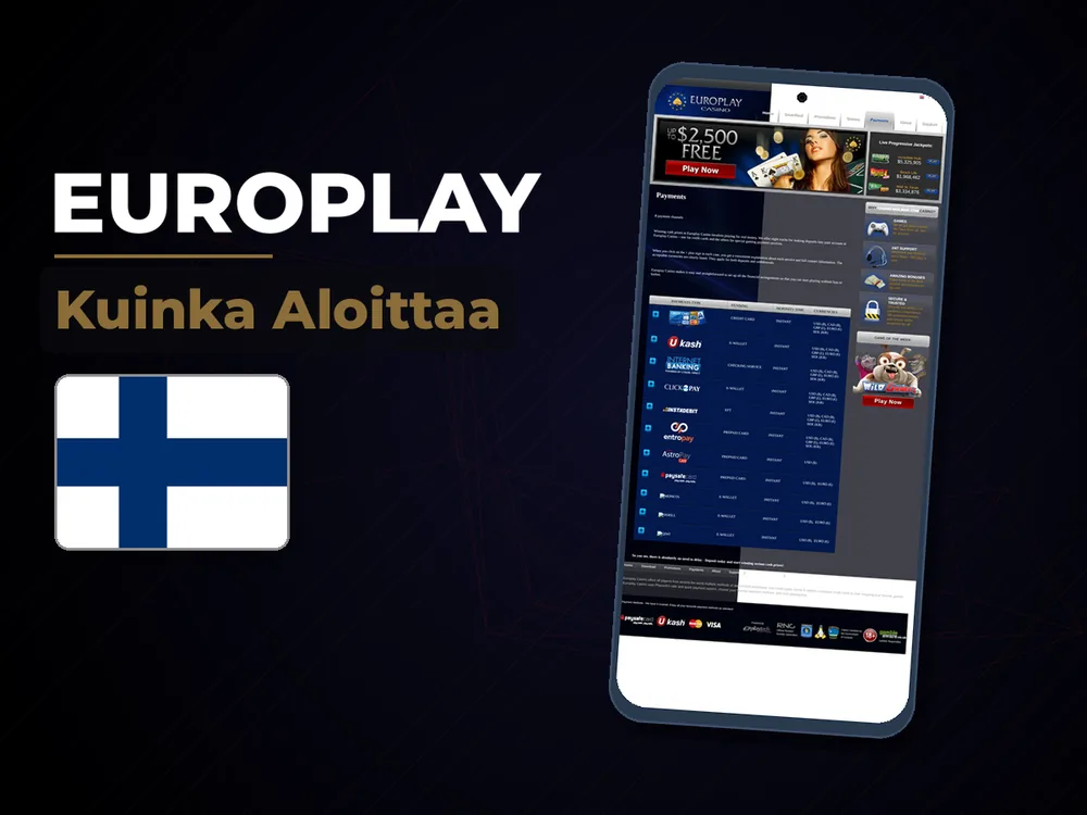 Europlay - Kuinka Aloittaa